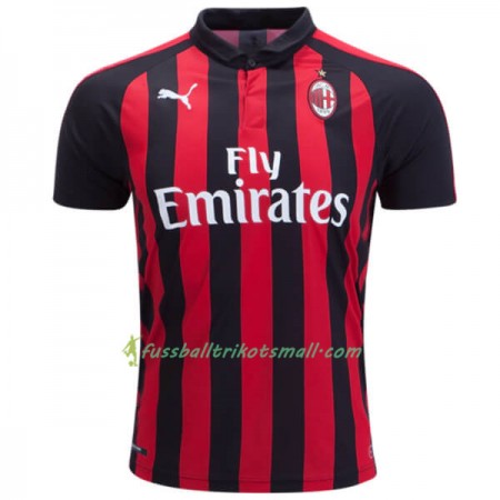 Fußballtrikots AC Mailand 2018-2019 Kurzarm Heimtrikotsatz kaufen